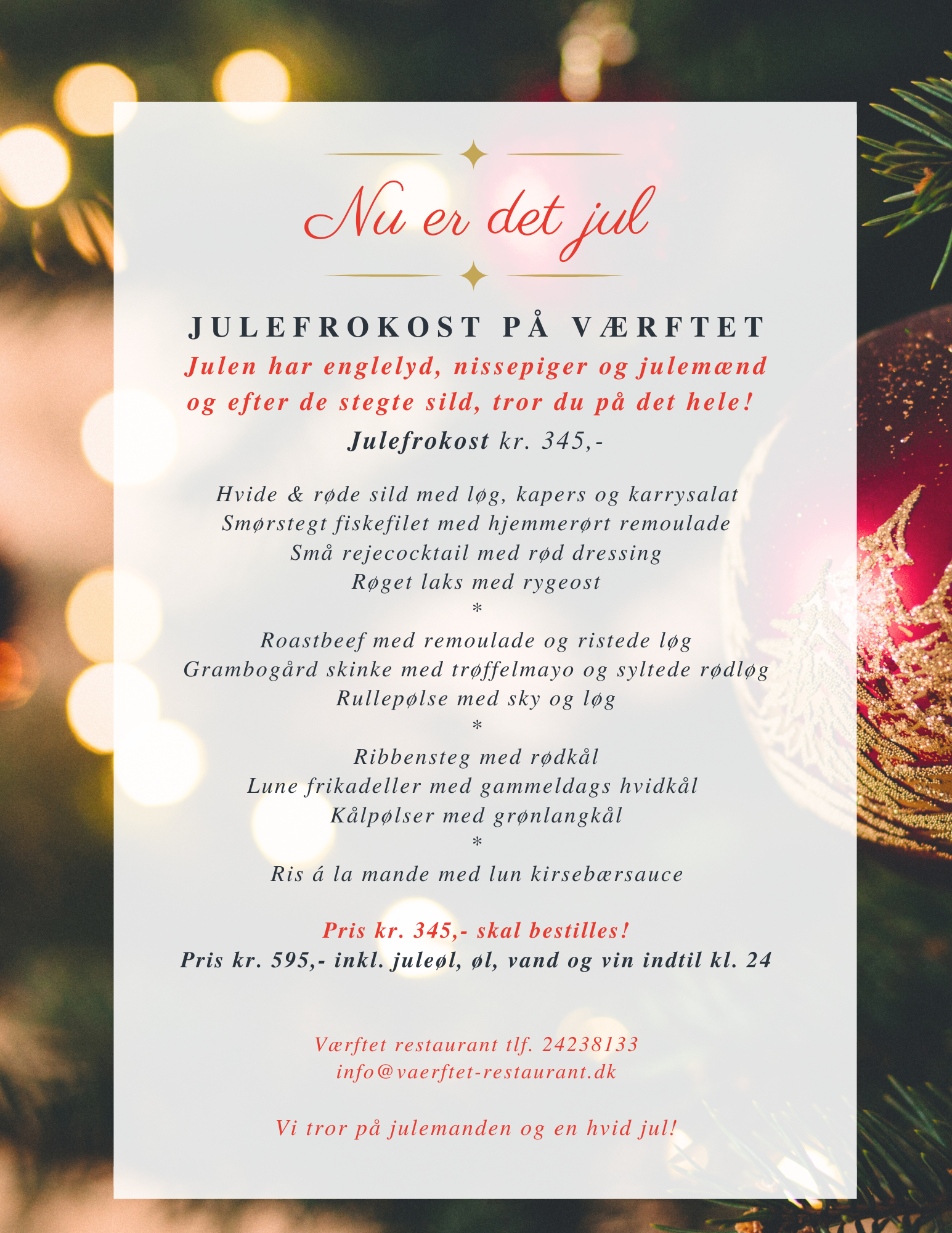 jul værftet restaurant